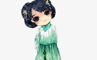 汉服穿搭拼图素材女生，汉服穿搭拼图素材女生图片