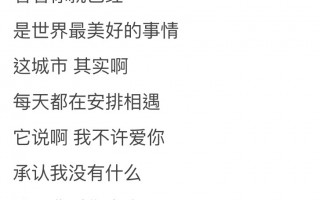 我可以歌词，我可以歌词完整版